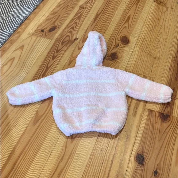 Angel Dear Soft Pink Striped Hoodie - Picture 3 of 3